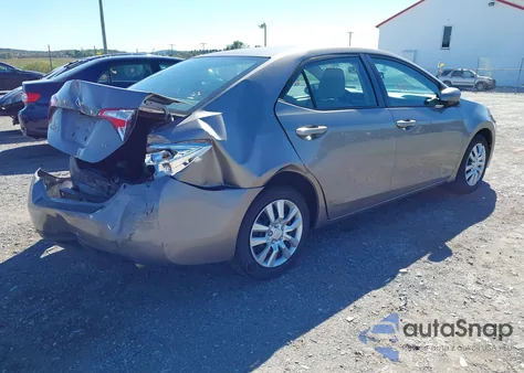 2015 Toyota Corolla Le from USA, damaged, VIN 2T1BURHE4FC349677